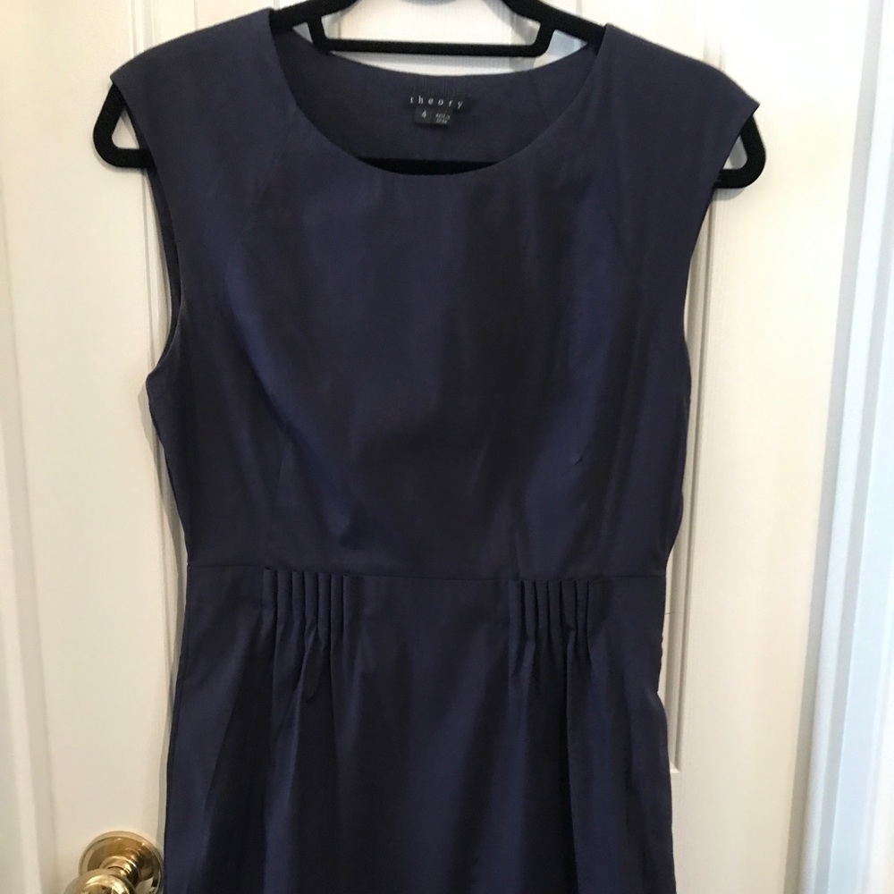 Theory ruched waist dress